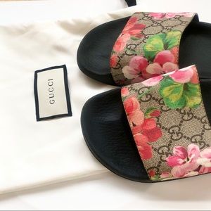 Gucci Blooms Supreme Slides